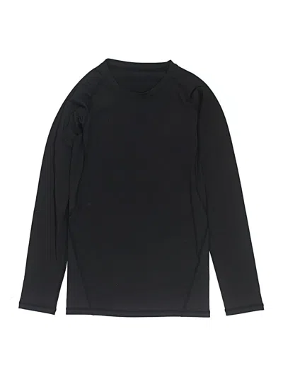 Pre-owned Unbranded Kids' Long Sleeve T-shirt In Black