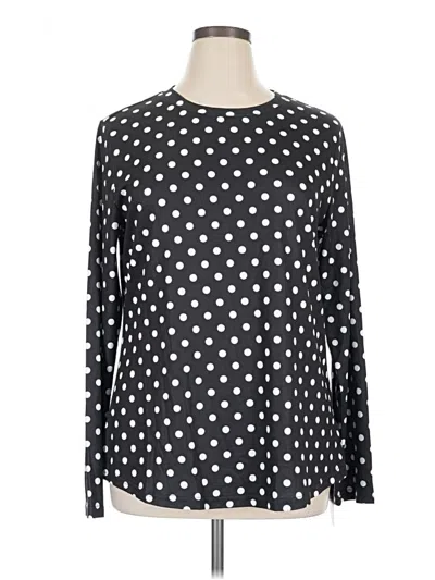Unbranded Long Sleeve T-shirt In Black