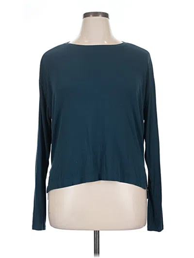 Pre-owned Unbranded Long Sleeve T-shirt In Blue
