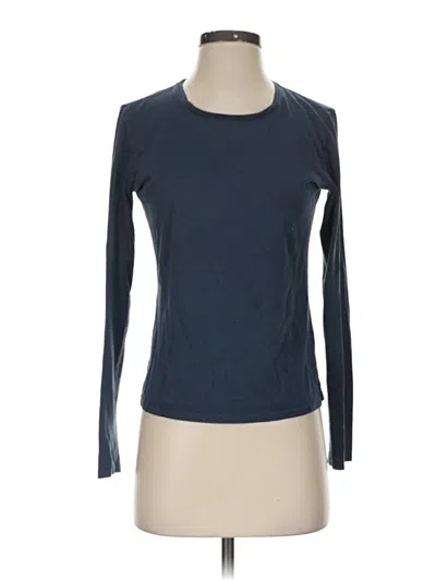 Pre-owned Unbranded Long Sleeve T-shirt In Blue
