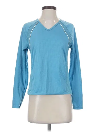 Pre-owned Unbranded Long Sleeve T-shirt In Blue
