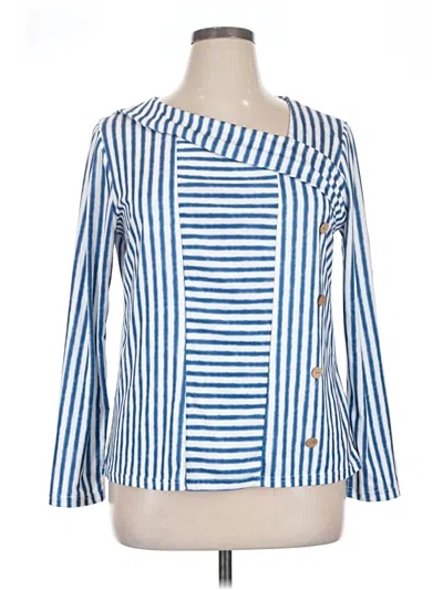 Pre-owned Unbranded Long Sleeve T-shirt In Blue