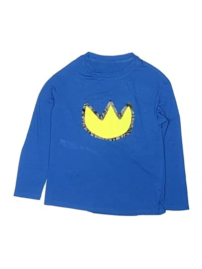 Pre-owned Unbranded Kids' Long Sleeve T-shirt In Blue
