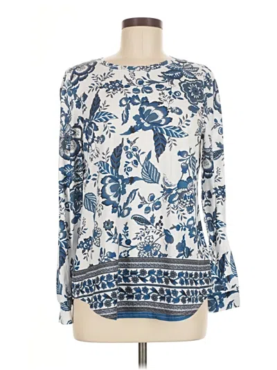 Pre-owned Unbranded Long Sleeve T-shirt In Blue