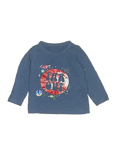 Pre-owned Unbranded Kids' Long Sleeve T-shirt In Blue