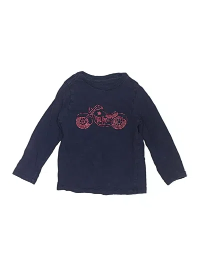 Pre-owned Unbranded Kids' Long Sleeve T-shirt In Blue