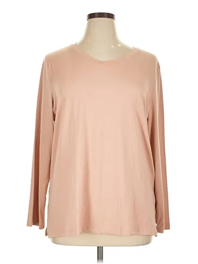Pre-owned Unbranded Long Sleeve T-shirt In Brown