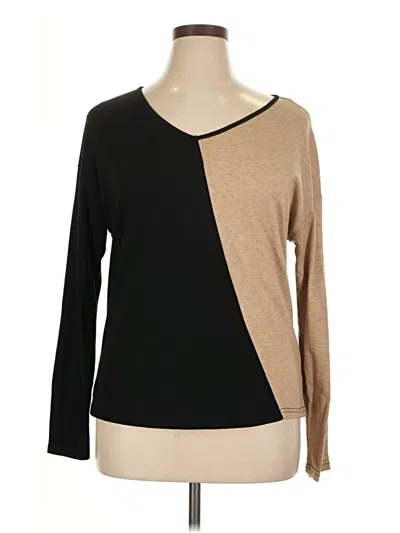 Pre-owned Unbranded Long Sleeve T-shirt In Brown