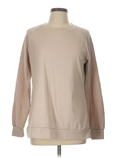 Pre-owned Unbranded Long Sleeve T-shirt In Brown