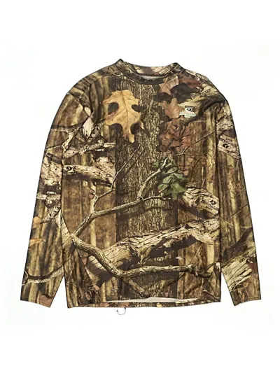Pre-owned Unbranded Kids' Long Sleeve T-shirt In Brown