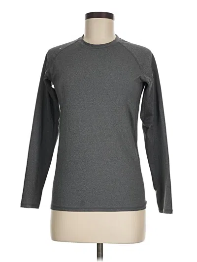Pre-owned Unbranded Long Sleeve T-shirt In Gray