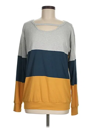 Pre-owned Unbranded Long Sleeve T-shirt In Gray