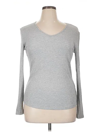 Pre-owned Unbranded Long Sleeve T-shirt In Gray