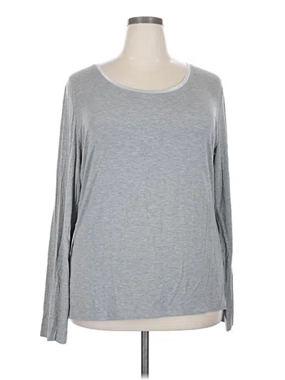 Pre-owned Unbranded Long Sleeve T-shirt In Gray