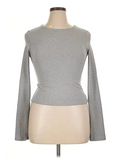 Pre-owned Unbranded Long Sleeve T-shirt In Gray