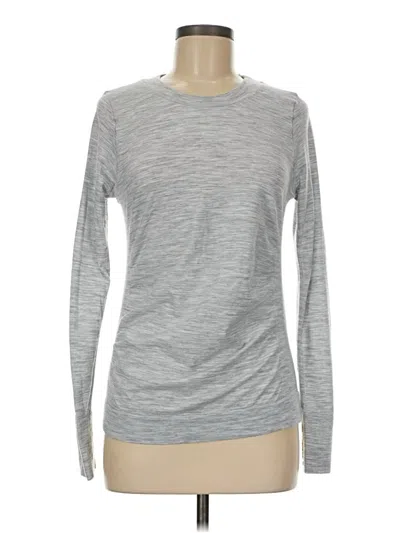 Pre-owned Unbranded Long Sleeve T-shirt In Gray