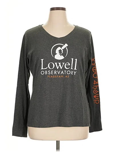 Pre-owned Unbranded Long Sleeve T-shirt In Gray