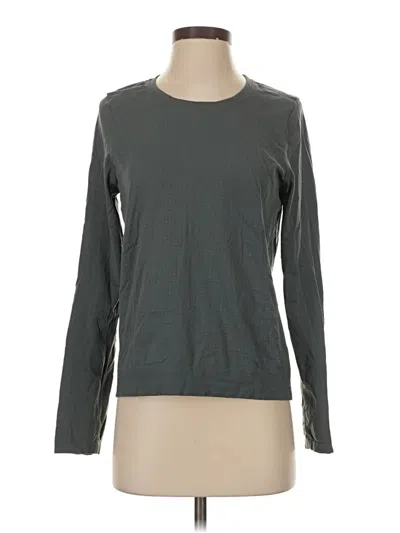 Pre-owned Unbranded Long Sleeve T-shirt In Gray