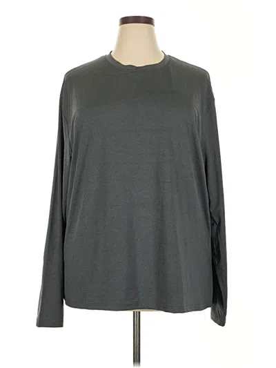 Pre-owned Unbranded Long Sleeve T-shirt In Gray