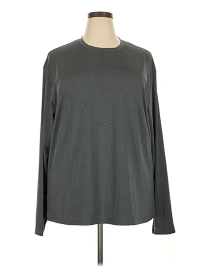 Pre-owned Unbranded Long Sleeve T-shirt In Gray