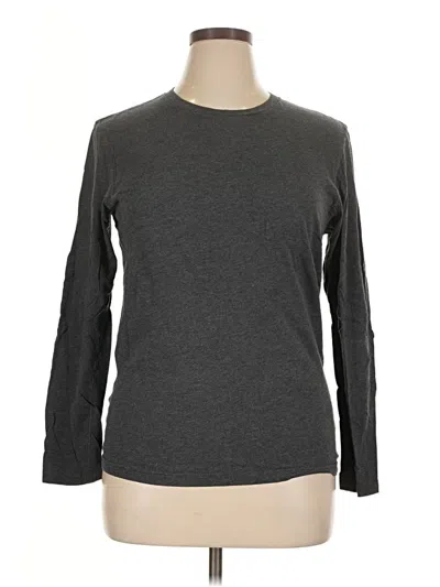Pre-owned Unbranded Long Sleeve T-shirt In Gray