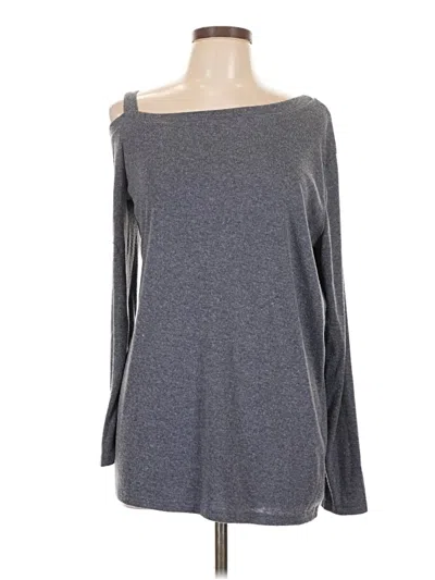 Pre-owned Unbranded Long Sleeve T-shirt In Gray