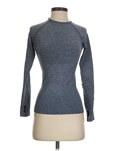 Pre-owned Unbranded Long Sleeve T-shirt In Gray