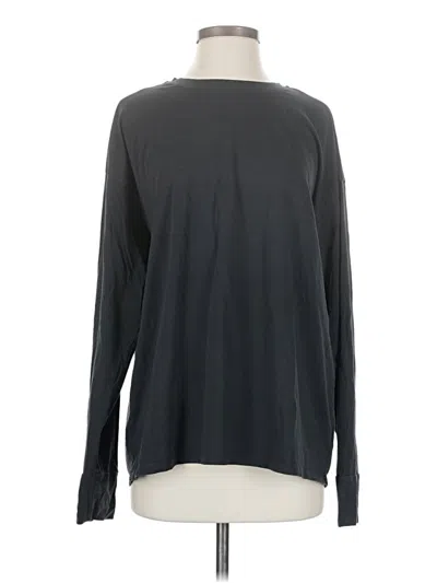 Pre-owned Unbranded Long Sleeve T-shirt In Gray