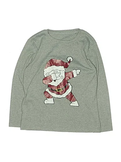 Pre-owned Unbranded Kids' Long Sleeve T-shirt In Gray