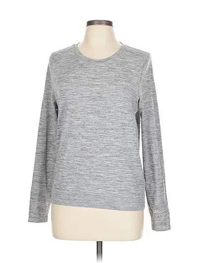 Pre-owned Unbranded Long Sleeve T-shirt In Gray