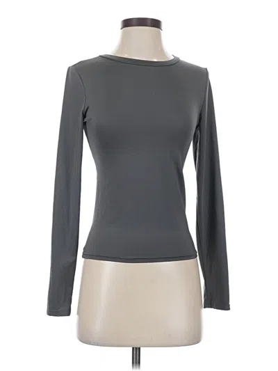 Pre-owned Unbranded Long Sleeve T-shirt In Gray