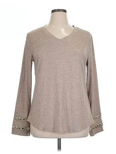 Unbranded Long Sleeve T-shirt In Gray