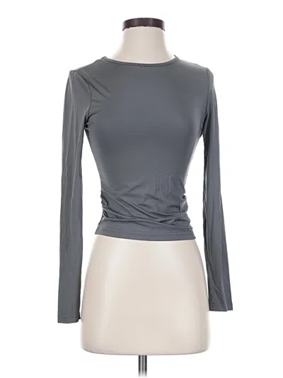 Pre-owned Unbranded Long Sleeve T-shirt In Gray