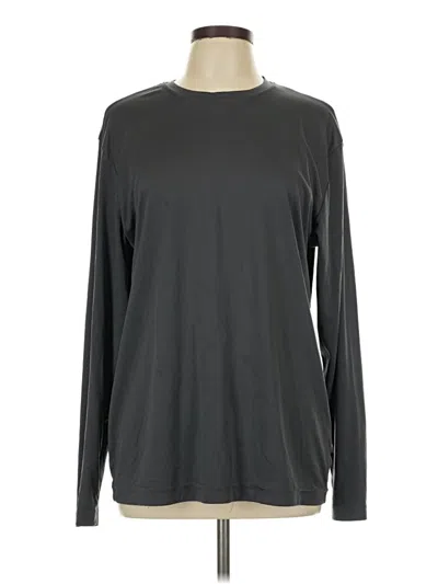 Pre-owned Unbranded Long Sleeve T-shirt In Gray