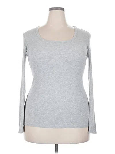 Pre-owned Unbranded Long Sleeve T-shirt In Gray