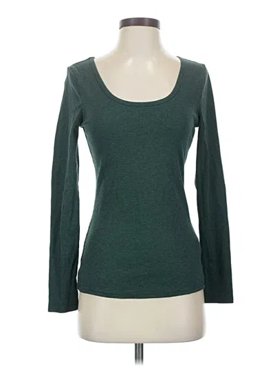 Pre-owned Unbranded Long Sleeve T-shirt In Green