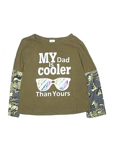 Pre-owned Unbranded Kids' Long Sleeve T-shirt In Green