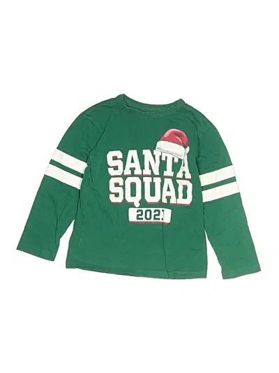 Pre-owned Unbranded Kids' Long Sleeve T-shirt In Green