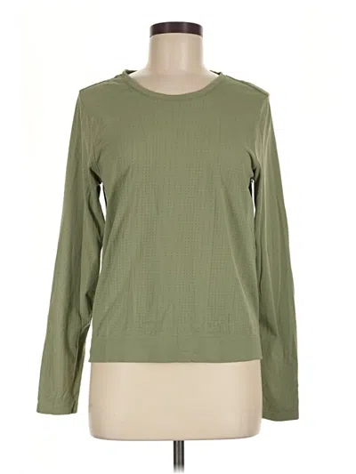 Pre-owned Unbranded Long Sleeve T-shirt In Green
