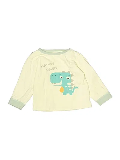 Pre-owned Unbranded Kids' Long Sleeve T-shirt In Ivory