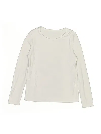 Pre-owned Unbranded Kids' Long Sleeve T-shirt In Ivory