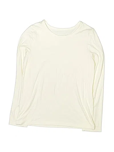 Pre-owned Unbranded Kids' Long Sleeve T-shirt In Ivory