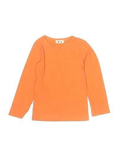 Pre-owned Unbranded Kids' Long Sleeve T-shirt In Orange