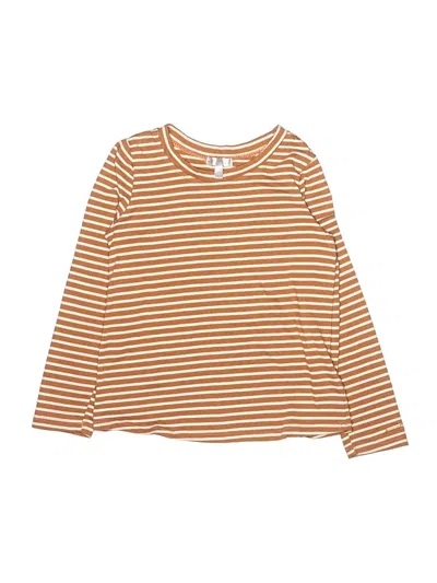 Pre-owned Unbranded Kids' Long Sleeve T-shirt In Orange