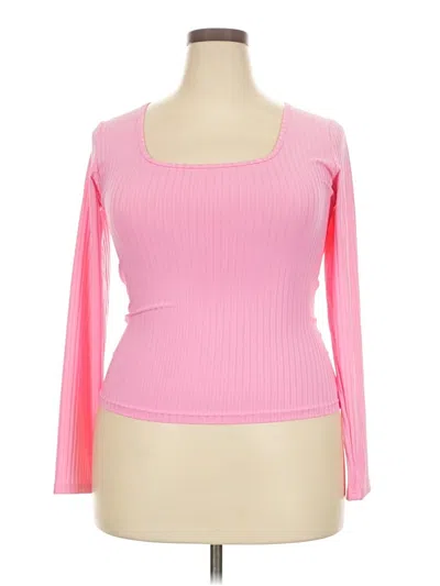 Pre-owned Unbranded Long Sleeve T-shirt In Pink