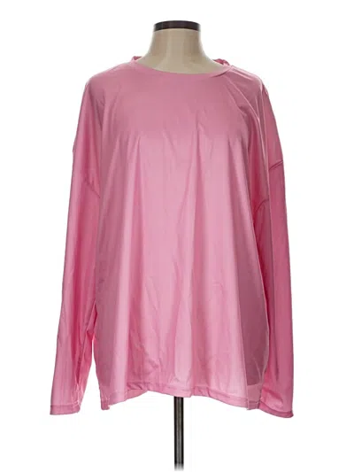 Pre-owned Unbranded Long Sleeve T-shirt In Pink