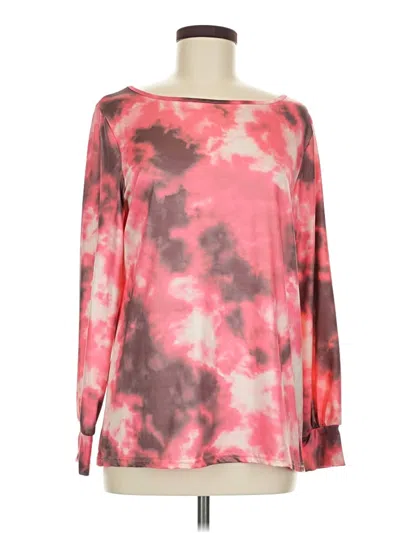 Pre-owned Unbranded Long Sleeve T-shirt In Pink