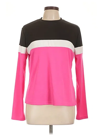 Pre-owned Unbranded Long Sleeve T-shirt In Pink
