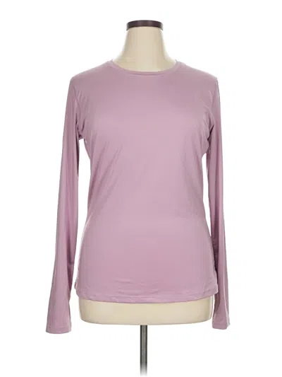 Pre-owned Unbranded Long Sleeve T-shirt In Purple