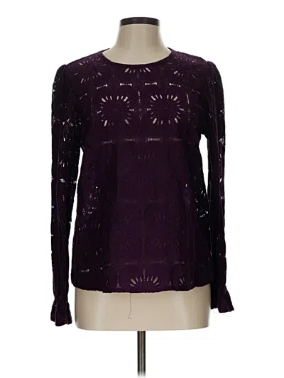 Pre-owned Unbranded Long Sleeve T-shirt In Purple